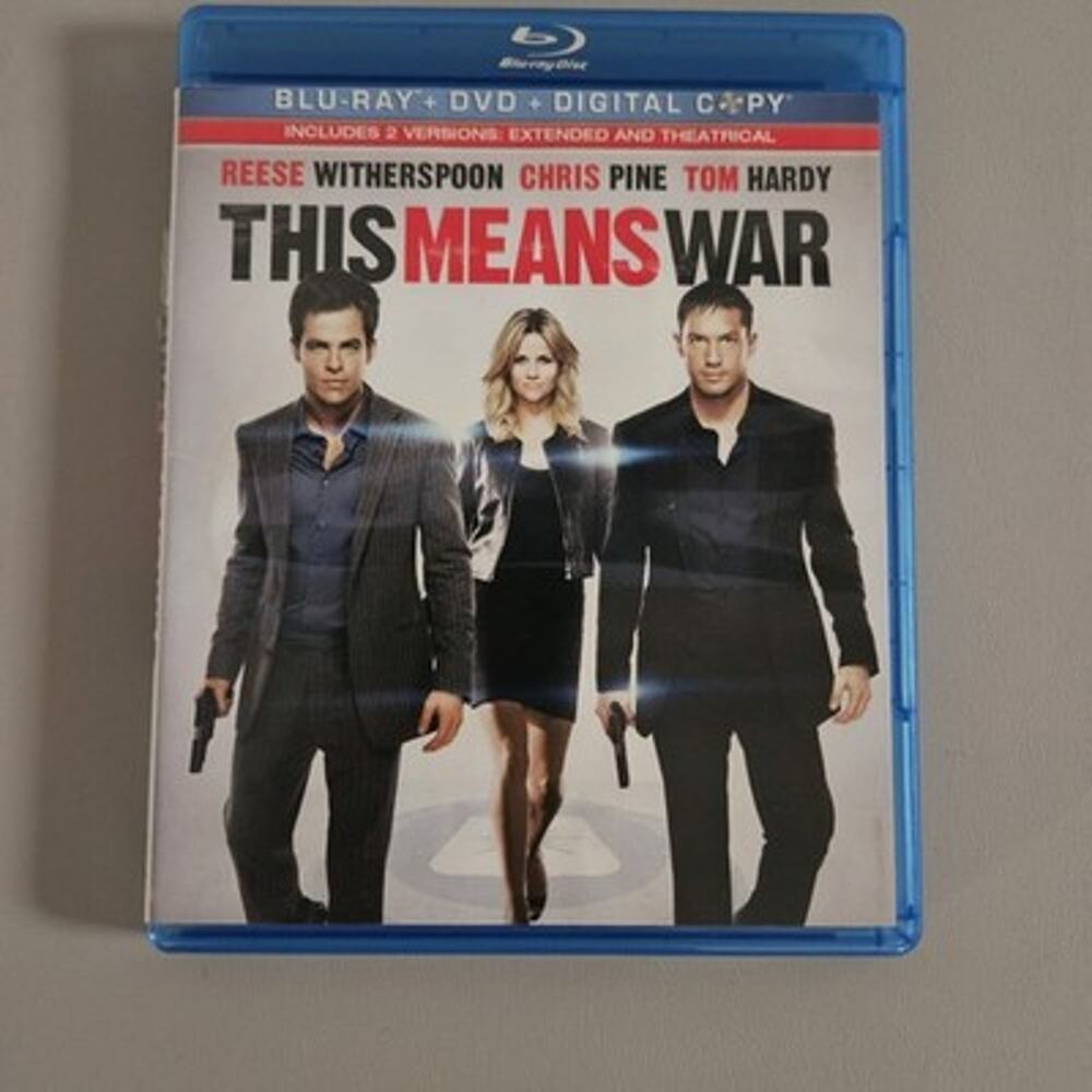 This Means War (Blu-ray Only) Romantic Comedy Reese Witherspoon Chris Pine
